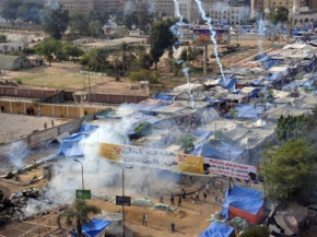 فض اعتصام الاخوان المسلمين في مصر