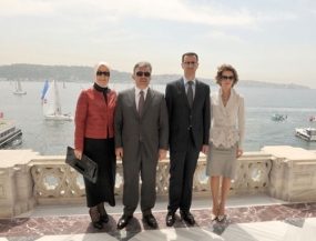 السيد الرئيس بشار الأسد والسيدة عقيلته في زيارة عمل إلى تركيا