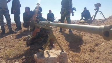 الجيش السوري من محور أثريا- الشيخ هلال في ريف السلمية