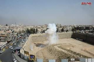 الميليشيات المسلحة تقصف أحياء دمشق بالقذائف الصاروخية
