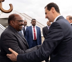 الرئيس الأسد يستقبل الرئيس السوداني في دمشق