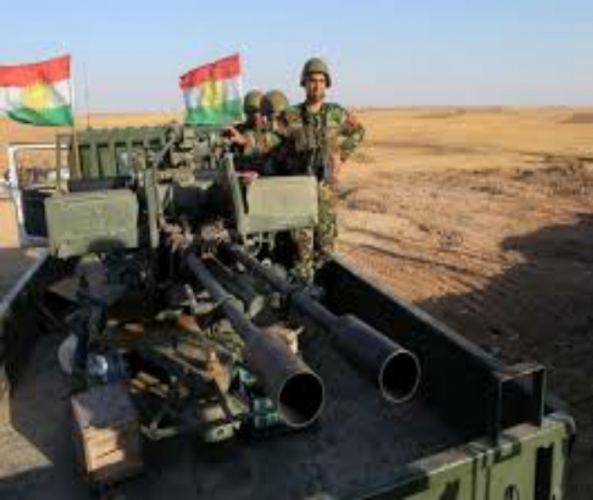  القوات الكردية  تسيطر على تل أسقف شمال الموصل  