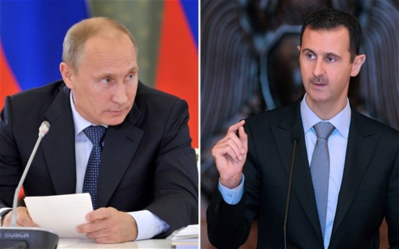 الأسد يهنئ بوتين بعيد النصر: مدينة حلب اليوم كما جميع المدن السورية تعانق ستالينغراد 