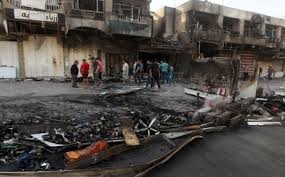 مقتل 9 أشخاص وإصابة أكثر من 20 بتفجير انتحاري غربي بغداد