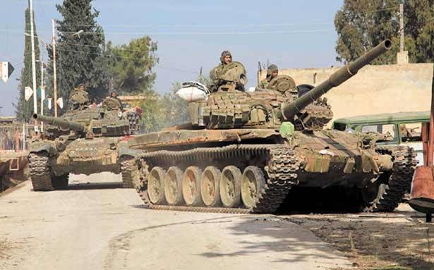 الجيش يتقدم على المحور الجنوبي الغربي لمدينة داريا