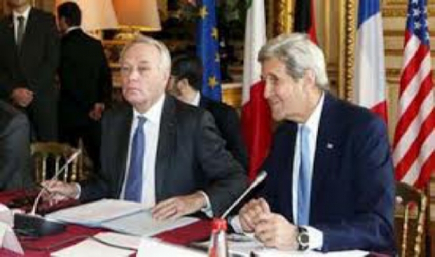 وزيرا خارجية فرنسا وأمريكا يبحثان الوضع في سورية