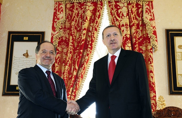 أردوغان و البرازاني يبحثان استراتيجية قتال 