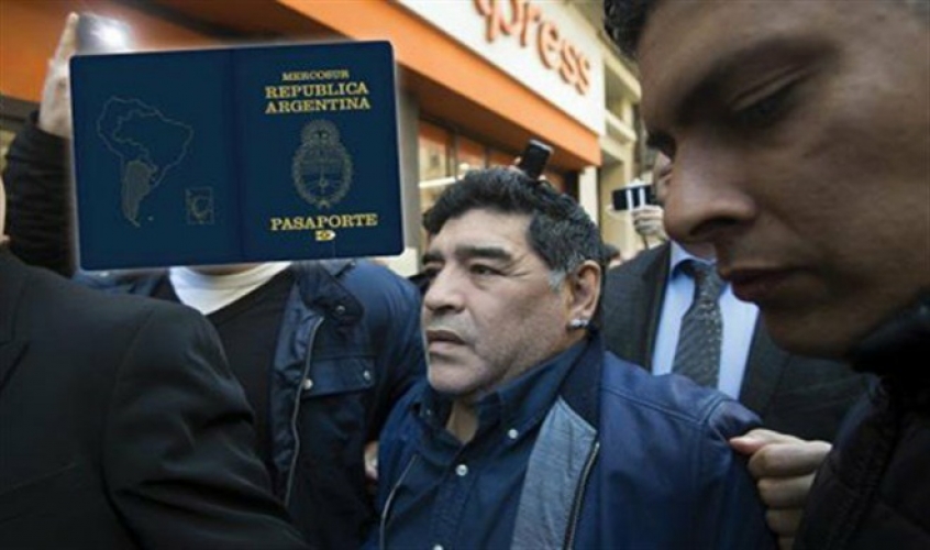توقيف مارادونا وهو في طريقه إلى دبي بتهمة التزوير