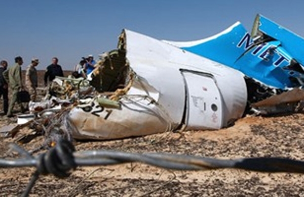 صحيفة روسية.. تحطم الطائرة الروسية في سيناء ناتج عن قنبلة في ذيلها