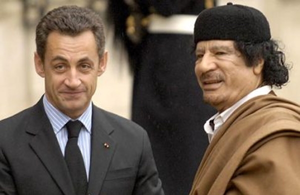 موقع فرنسي: ساركوزي تلقى مبلغ 6.5 ملايين يورو من القذافي لدعم حملته الانتخابية