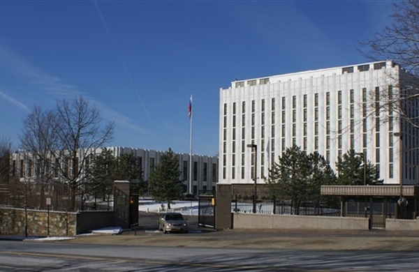 سفارة روسيا في واشنطن تشدد اجراءاتها الأمنية 