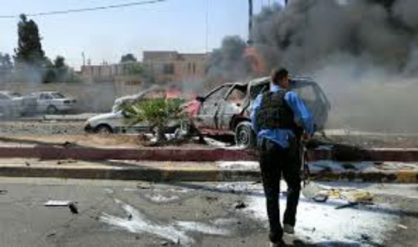 تفجير سيارة إسعاف مفخخة جنوب مدينة تكريت العراقية