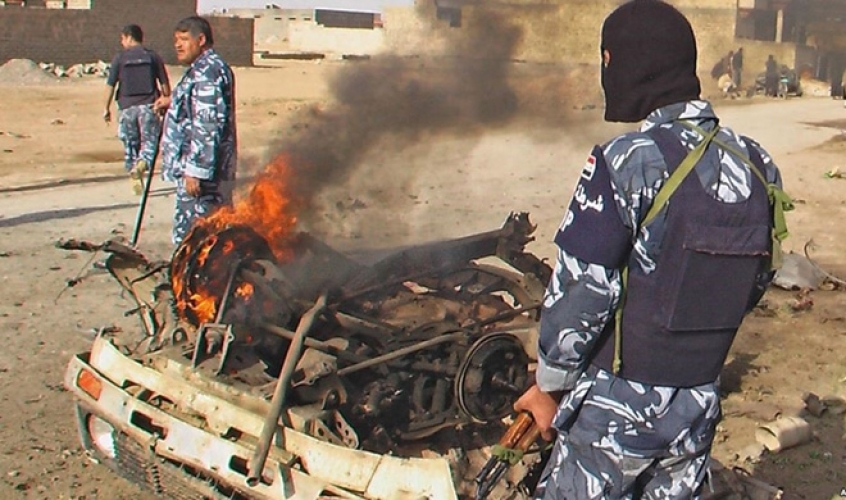 العراق: إنتحاريون يهاجمون مركزين للشرطة في سامراء 