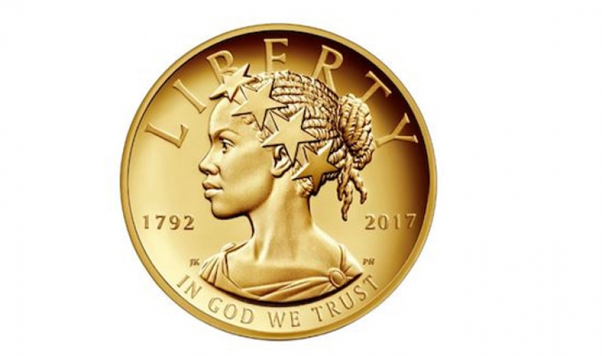 للمرة الأولى امرأة أفريقية في سلسلة العملات الذهبية الأمريكية