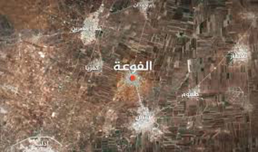 إصابة طالبتين اثنتين في بلدة الفوعة المحاصرة بريف إدلب الشمالي 