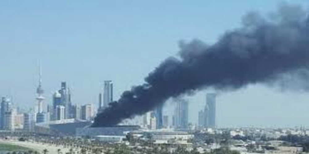 حريق  في دار الأوبرا الكويتية