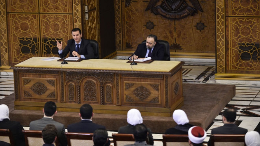 الأسد: يجب تصحيح المفاهيم المغلوطة بهدف نشر الدين الصحيح في مواجهة التطرف