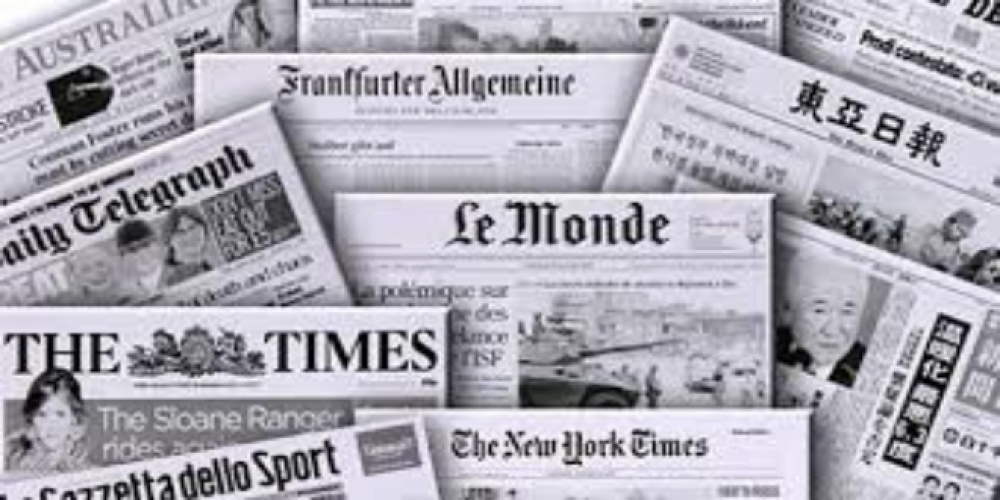 عناوين الصحف الأجنبية ليوم الأحد 19 – 02  – 2017
