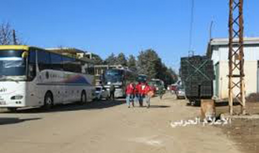 استكمال المرحلة الثالثة من عملية تسوية أوضاع المسلحين في بلدة سرغايا بريف دمشق