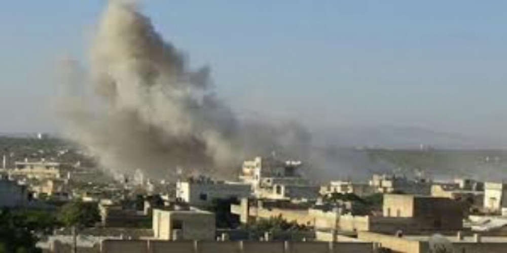 سقوط قذائف صاروخية على بلدة الفوعة المحاصرة بالتزامن من خروج الطلاب من المدارس