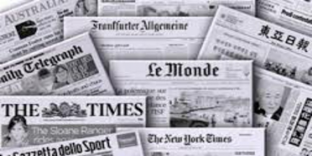 عناوين الصحف الأجنبية ليوم السبت 04 – 03  – 2017