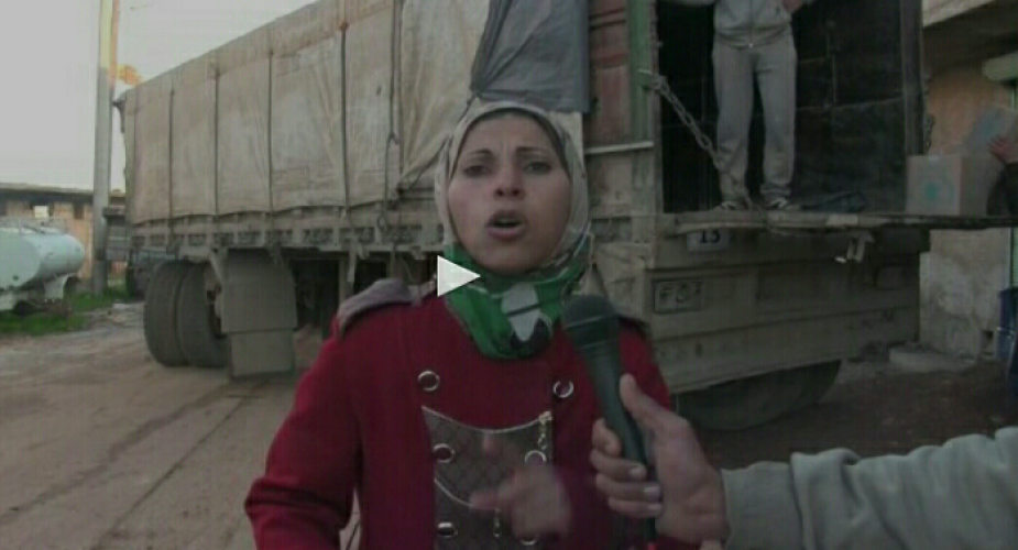 بالفيديو .. دخول قافلة المساعدات الغذائية والانسانية الى بلدتي الفوعة وكفريا المحاصرتين في ريف ادلب الشمالي