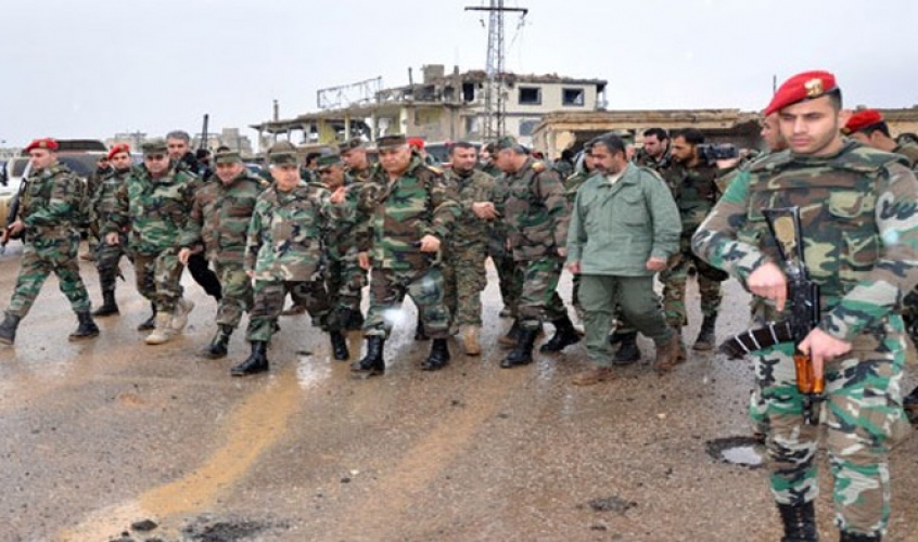 بتوجيه رئاسي.. العماد أيوب يقوم بجولة على وحدات ونقاط عسكرية في درعا وريفها