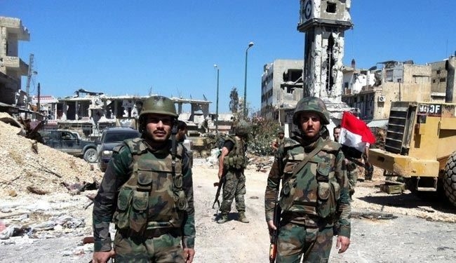 مشاهد تعرض للمرة الأولى من تصدي الجيش السوري للمسلحين على محور جوبر
