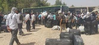 تنظيم خروج اهالي الفوعة وكفريا باتجاه محافظة حلب والبدء بتنفيذ الاتفاق كمرحلة أولى