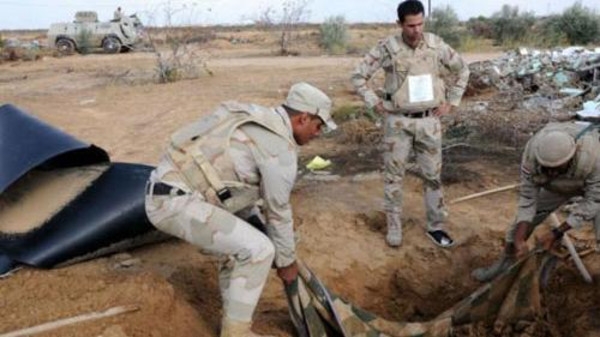 الجيش المصري يدمر نفقاً للإرهابيين في مدينة رفح شمال شرق سيناء 