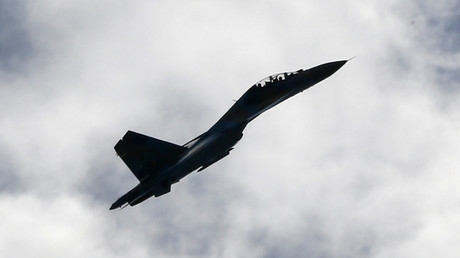 مقاتلة روسية تمنع مقاتلة للناتو الاقتراب من طائرة وزير الدفاع الروسي 