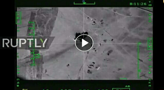 بالفيديو .. لحظة استهداف صواريخ روسية من نوع 