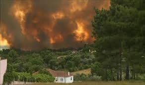 تحطم مروحية خلال مشاركتها في إخماد حرائق بغابات شمال البرتغال