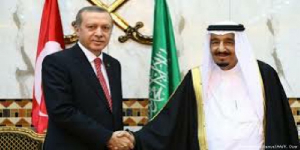 اردوغان يبحث مع بن سلمان حل الازمة مع قطر
