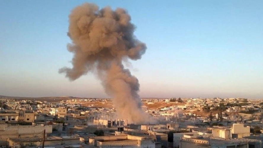 انفجارات متتالية تهز مدينة إدلب