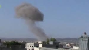 قذائف صاروخية بمحيط قرية القبو بريف حمص والأضرار مادية 