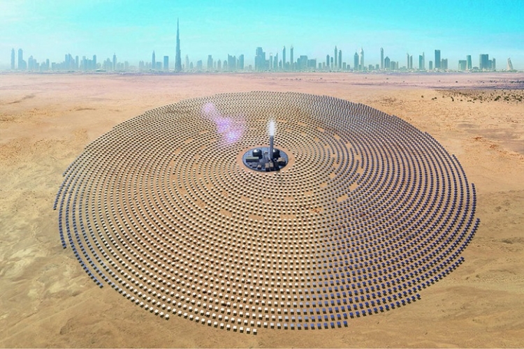 دبي تطلق أكبر محطة للطاقة الشمسية في العالم