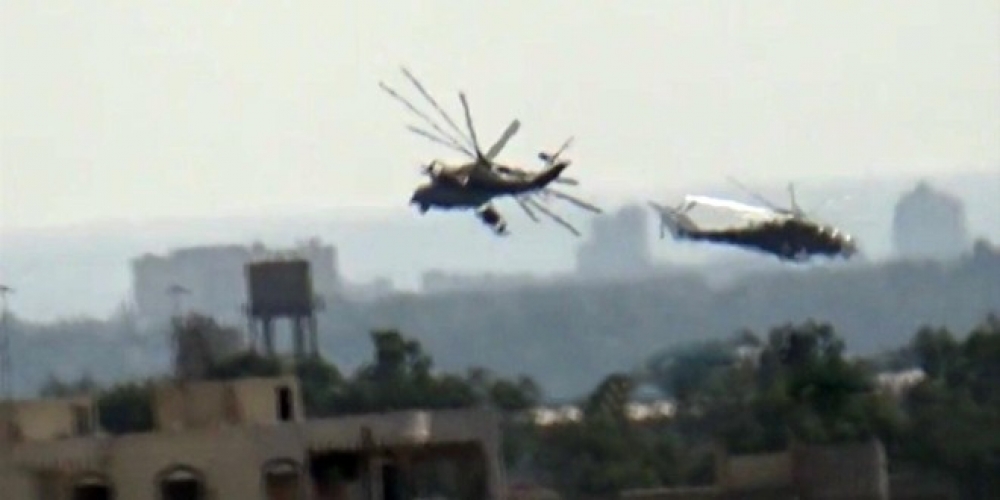 بالفيديو .. الطيران الروسي يستهدف مواقع الإرهابيين في ريفي حماة وادلب