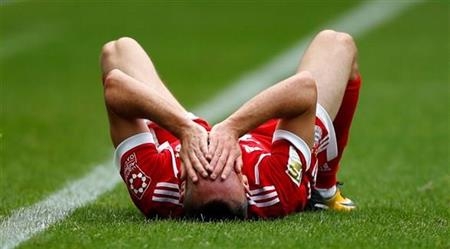 بايرن ميونيخ يعلن إصابتة لاعبه الفرنسي ريبيري وتوقفه عن اللعب لعدة أسابيع