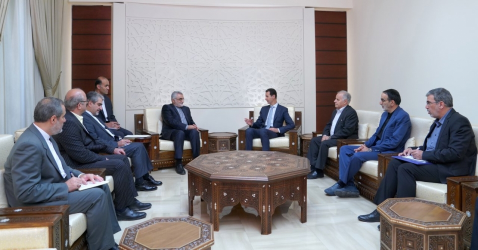 الرئيس الأسد يستقبل وفداً رسمياً إيرانياً برئاسة علاء الدين بروجردي