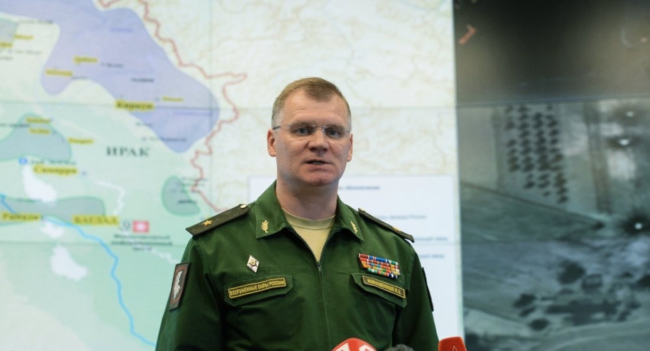 الدفاع الروسية: المقاتلة السورية لم تلق قنبلة كيميائية على خان شيخون والدلائل هي؟