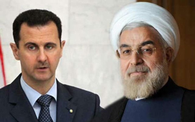 الرئيس الأسد يُعزّي نظيره الايراني بضحايا الزلزال 