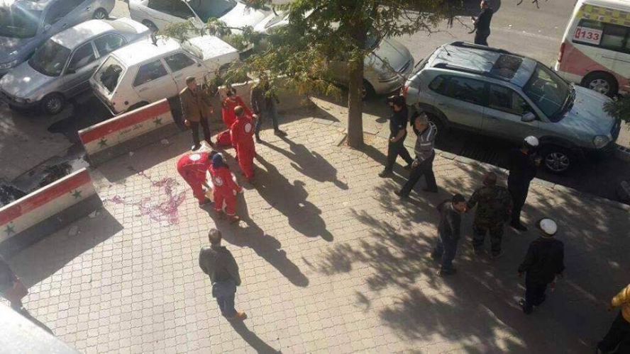 استشهاد شاب بقذيفة على مدخل جرمانا مصدرها إرهابيي الغوطة الشرقية
