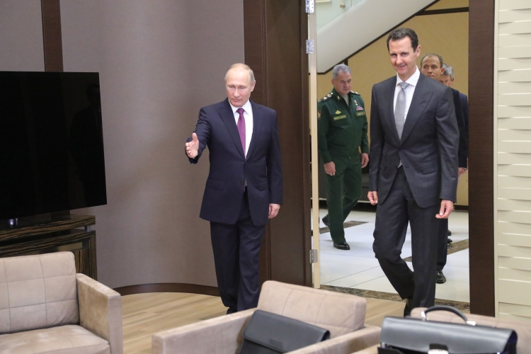 بماذا علقت الخارجية الامريكية على صورة استقبال الرئيس بوتين الحار للرئيس الأسد؟