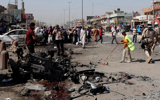 عشرات الضحايا بهجوم انتحاري جنوب شرق بغداد