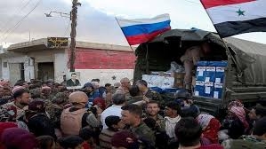 1.9 طنا من المساعدات الإنسانية الروسية لدرعا