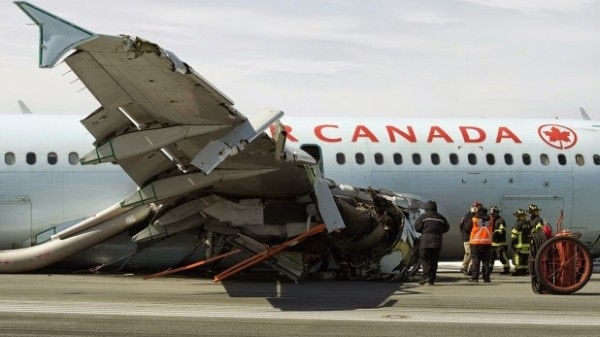  اصابات في تحطم طائرة ركاب بكندا