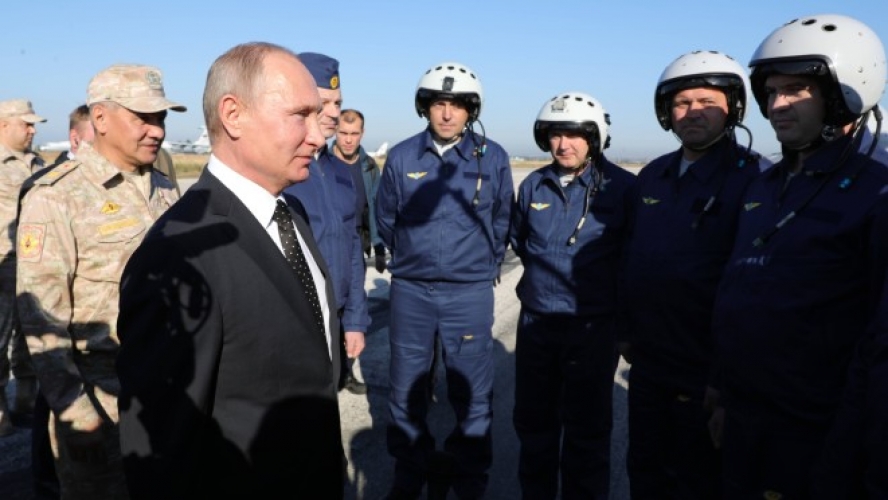الدفاع الروسية تشكر العسكريين على تأمين زيارة الرئيس بوتين إلى سوريا
