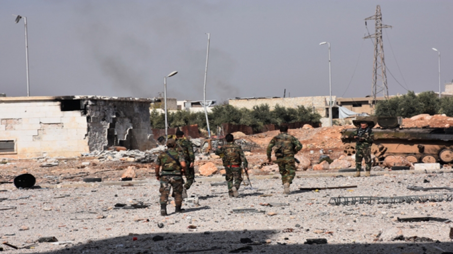 التصدي لهجوم إرهابيين على قرية مريمين بريف حمص الشمالي الغربي
