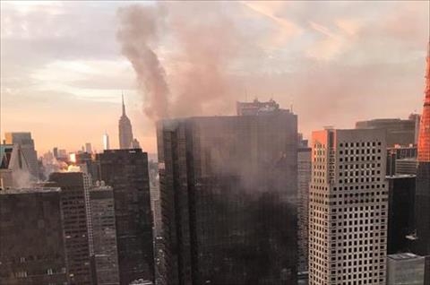 اندلاع حريق في برج ترامب